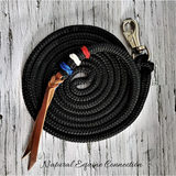 12' x 1/2" Horse Training Line / Lead Ropes with option to add braid knot accents