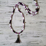 Horse Rhythm Balance Beads - Black / White / Fuscia / Silver