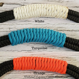 Adjustable Horse Neck Rope with Leather Poppers