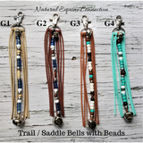 Horse Trail Riding / Saddle Bells with Beads