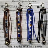 Horse Trail Riding / Saddle Bells with Beads