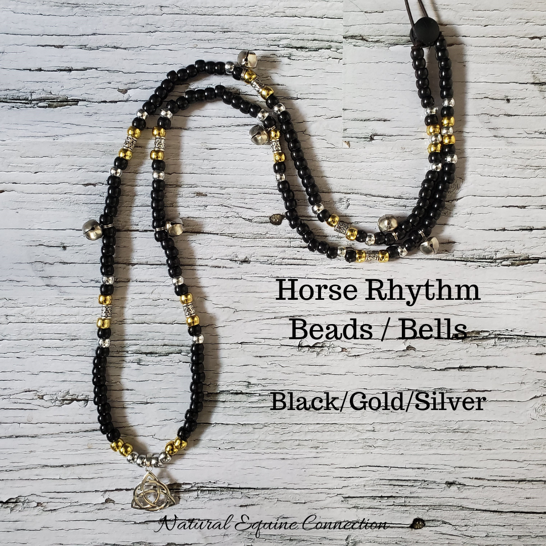 Horse Rhythm Balance Beads - Purple / Black / White / Silver – Natural  Equine Connection