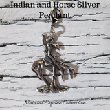 Horse Rhythm Balance Beads - Black / Transparent Red / Silver & White