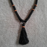 Neck ropes are very popular in Natural Horsemanship when training horses to ride bridleless.