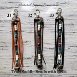 Horse Trail Riding / Saddle Bells with Beads