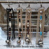 Horse Trail Riding / Saddle Bells with Beads