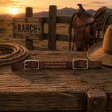 Weaver Western Leather Curb Straps And Nylon Bit Hobbles