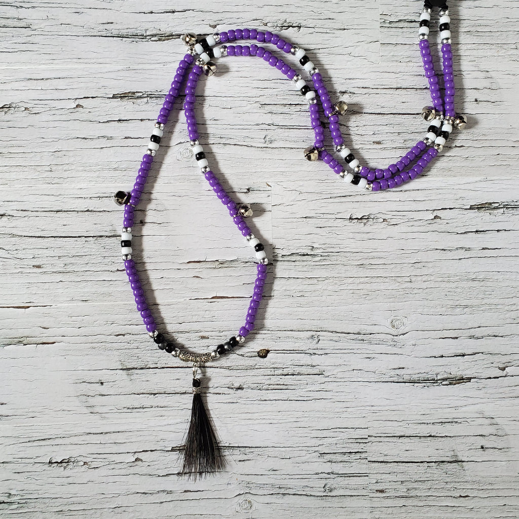Horse Rhythm Balance Beads - Purple / Black / White / Silver – Natural  Equine Connection