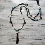 Horse Rhythm Balance Beads - Transparent Sea Blue / Ivory / Brown / Black / Silver