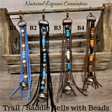 Horse Trail Riding / Saddle Bells with Beads