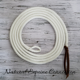Natural Equine Connection Rope Horse Training Lead Lines have many purposes. Ideal for every day training, effective groundwork, leading, tying, & ponying.
